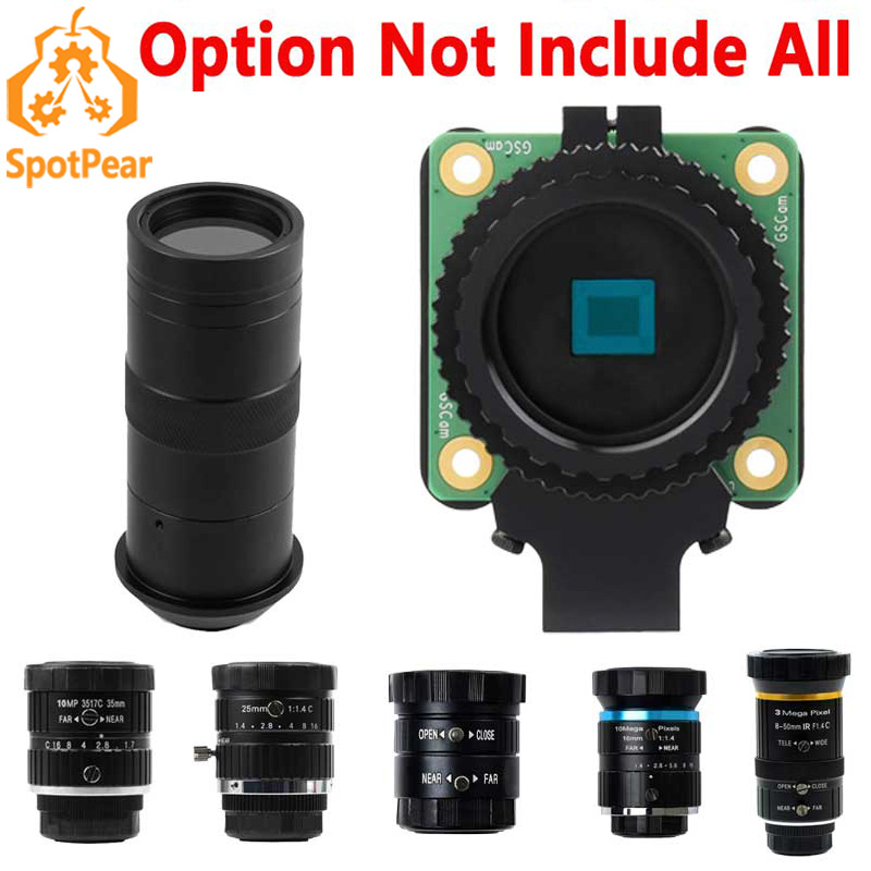 Raspberry Pi Global Shutter Camera Imx296 - Raspberry Pi Global Shutter Kamera Telefoto/100X-Mikroskop/Zoom